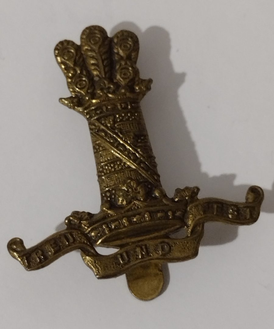 Victorian 11th Hussars (Prince Albert's Own) Original Cap Badge Brass Antique Main Image