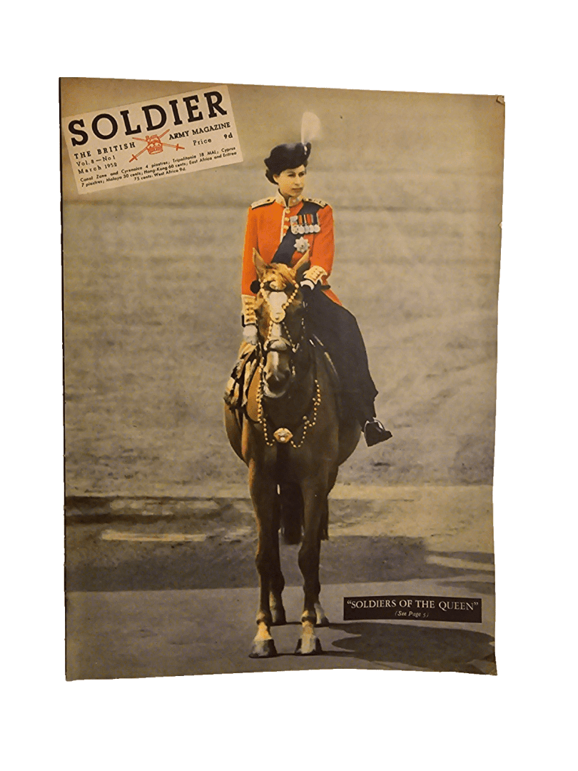 Soldier British Army Magazine Vol.8 No.1 March 1952 Back Cover Defence Chief Main Image