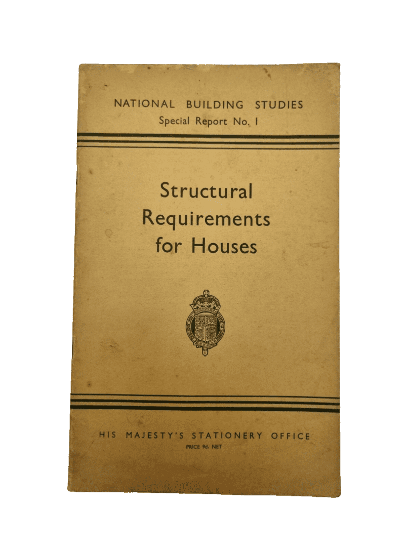 National Building Studies Special Report No 1 Structural Requirements for Houses Main Image