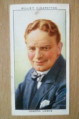 Radio Celebrities Wills's Cigarette Cards, No.4- JOSEPH LEWIS Main Image