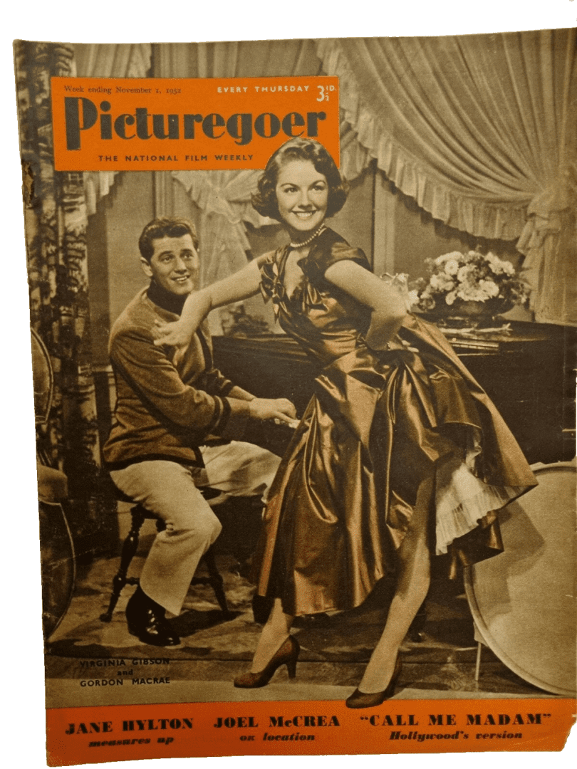 Picturegoer Virginia Gibson Gordon Macrae Jane Hylton Joel McCrea 1st Nov 1952 Main Image