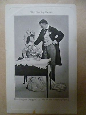 Vintage Theatre Postcard- HUGHES & G. DU MAURIER in COUNTRY MOUSE Main Image
