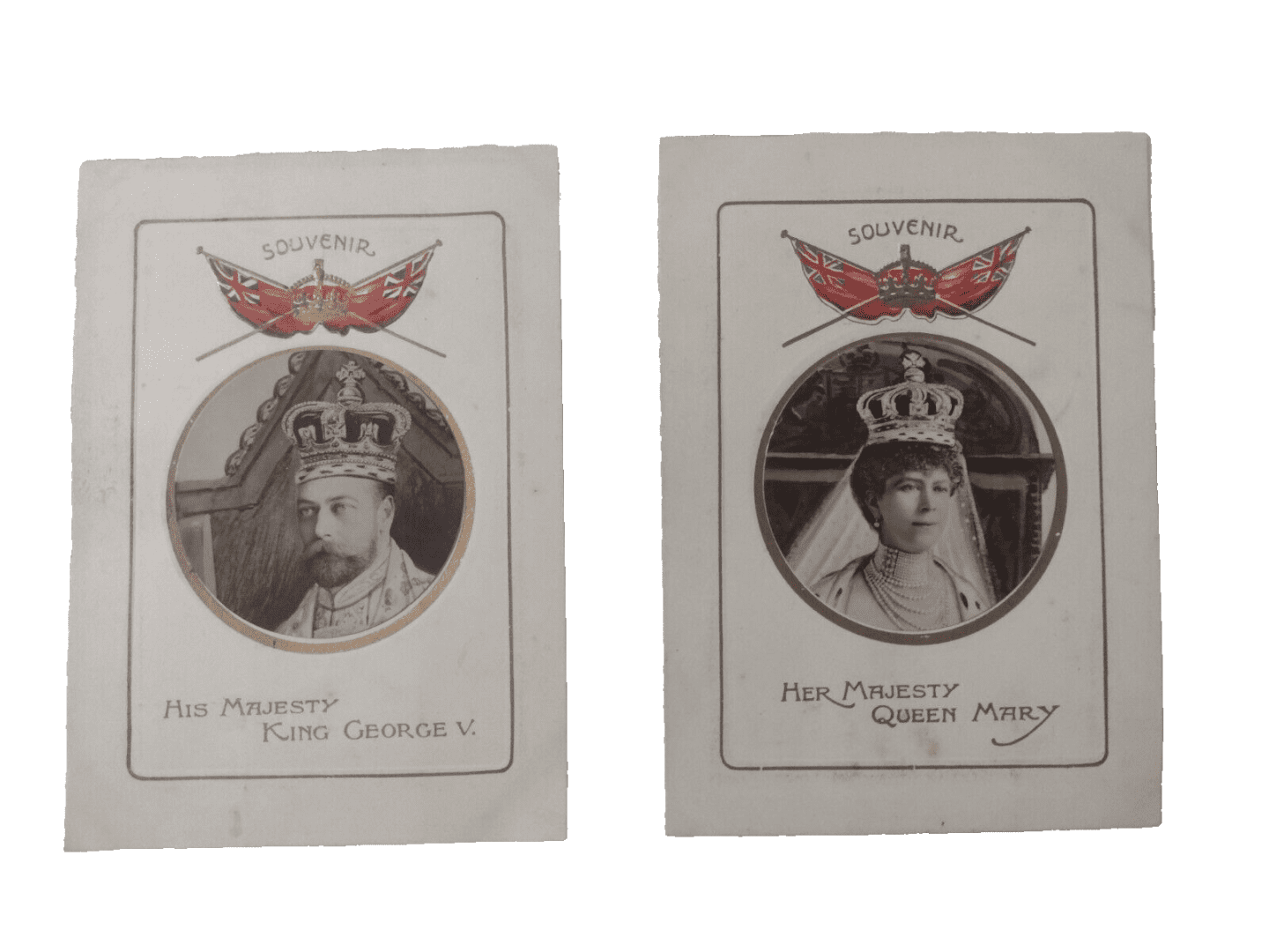 Postcard His Majesty King George V and Queen Mary Souvenir Postcard - Original Main Image