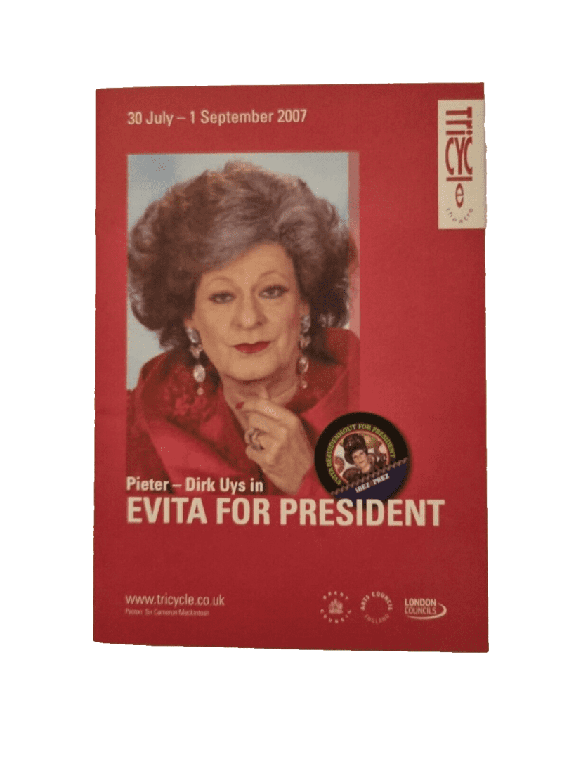 Evita For President - Peter Dirk Ulys at The Tricycle Theatre Main Image