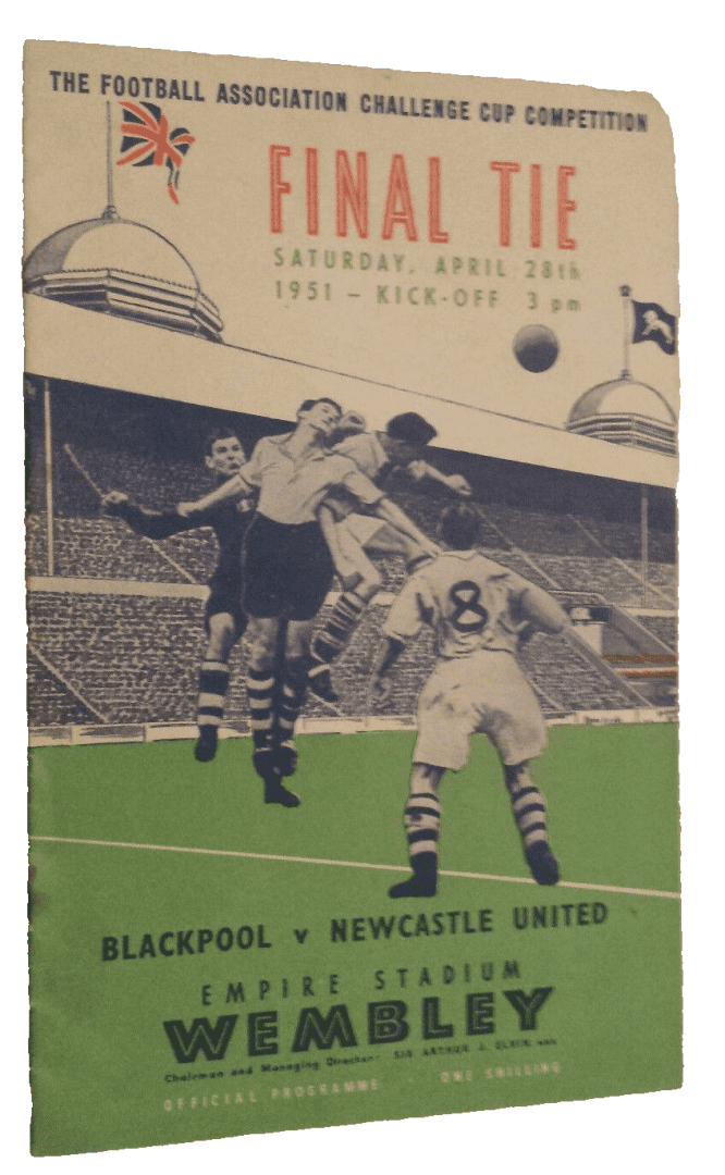 1951 Fa Cup Final - Blackpool v Newcastle United 28th April - Original Main Image