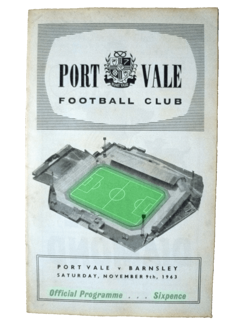 1963 PORT VALE v BARNSLEY, 9 November Main Image