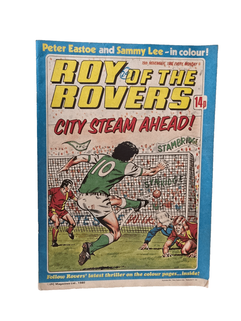 Roy of the Rovers Comic 15th November 1980 City Steam Ahead Vintage IPC Magazine Main Image