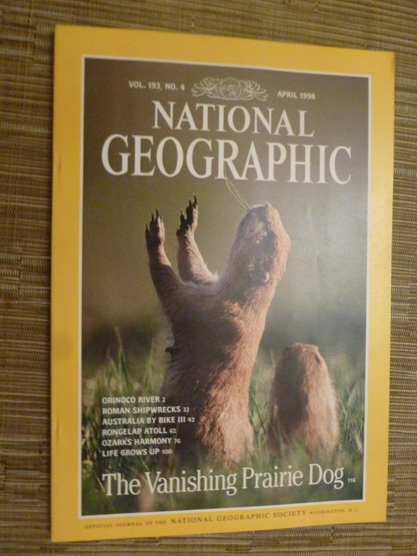 National Geographic THE VANISHING PRAIRIE DOG - APRIL 1998 Main Image