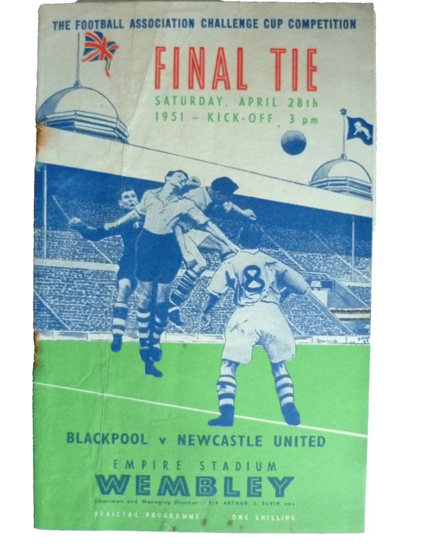 1951 Fa Cup Final Blackpool v Newcastle United 28th April Main Image