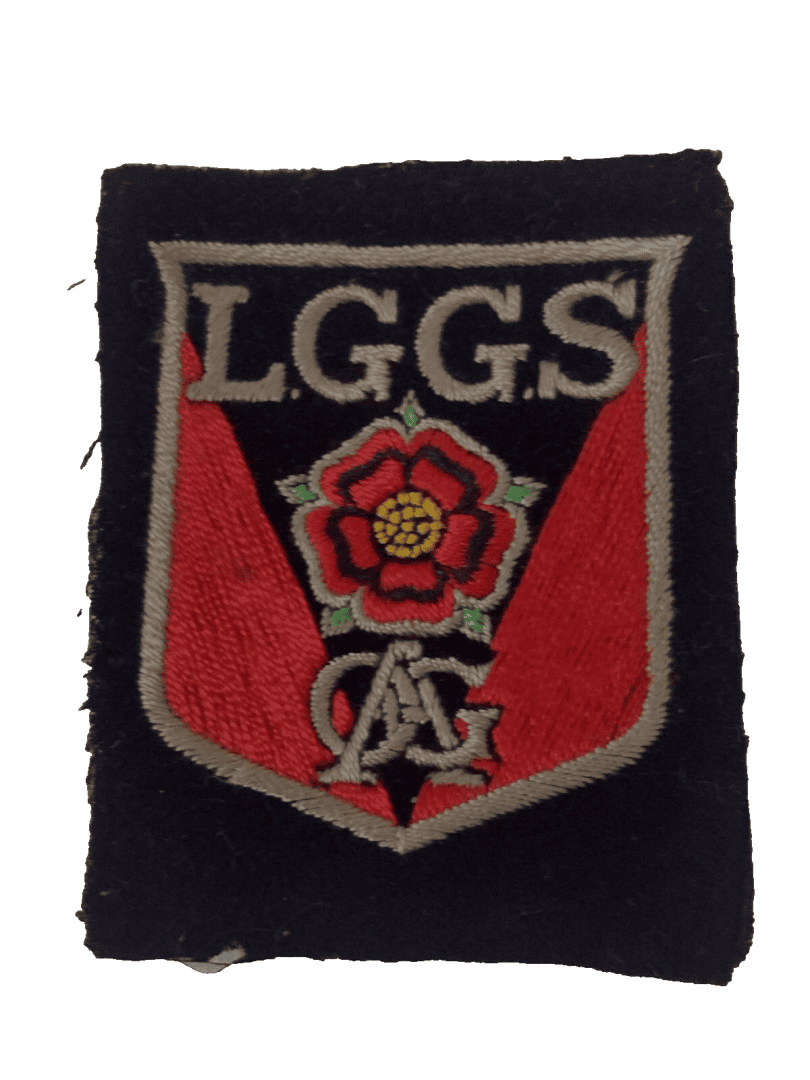 Lancaster Girls Grammar School Badge Patch 9.7cm Used Vintage Main Image