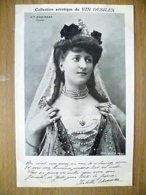 Postcard Mlle Isabelle Choinska Theatre & Opera Stars Main Image