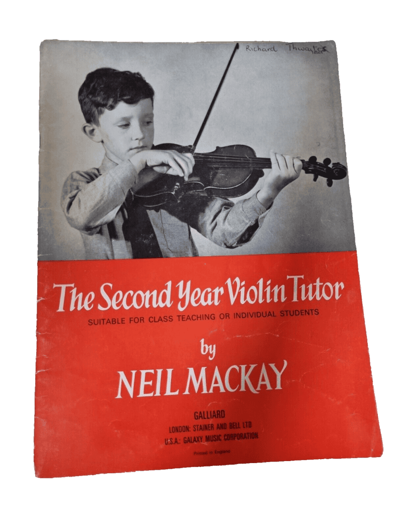 The Second Year Violin Tutor by Neil Mackay 1968 Main Image